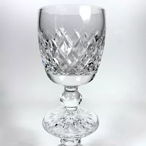 Vintage Waterford Kristall Boyne SCHLIFF FUSS Portweinglas ~ 4" ~ Irland ~ Neuwertig - Bild 1 von 5