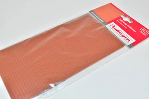 (1m²=148,75€) Auhagen 52224 Fußsteig Gehweg rot, Strukturplatte 2 St. NEU OVP - Bild 1 von 2