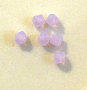 Bead, Swarovski crystal, violet opal, 4mm Xilion bicone (5328) x 11 - Picture 1 of 1