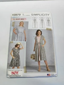 Simplicity Sewing Pattern K8879 Ladies Dress Size XXS - XXL New & Uncut - Picture 1 of 5