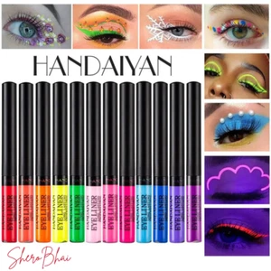 34 Colour Matte Long Lasting Waterproof Handaiyan Liquid Eyeliner Makeup Pen UK - Picture 1 of 61