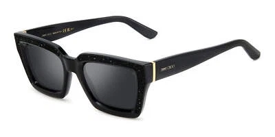 Jimmy Choo MEGS/S 807/T4 Women's Sunglasses - 51mm, Black Frame with Grey Gradie - Image 1 of 4