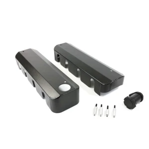 TSP JM8081-7BK GM LS Fabricated Aluminum Coil Covers, Black Anodized - Picture 1 of 1