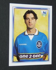 #234 SPEED BLUES TOFFEES EVERTON MERLIN PREMIER LEAGUE FOOTBALL 1997-1998