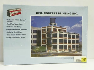 WALTHERS/CORNERSTONE HO U/A "GEO. ROBERTS PRINTING, INC." PLASTIC MODEL KIT - Picture 1 of 3