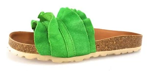 Verbenas Rocio Damenschuhe Sandalen Bequem Pantolette Grün Freizeit - Bild 1 von 3