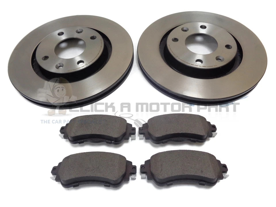 CITROEN C4 VTR VTR+ MK2 FRONT 2 BRAKE DISCS AND PADS 11-15 (CHECK SIZE 266MM) - Image 1 of 1