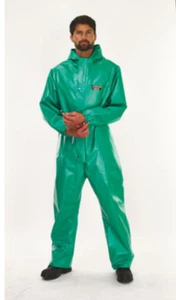 Alpha Solway Green Chemmaster Protective Boiler Suit Size Lge Large CMBH-EW - Picture 1 of 11