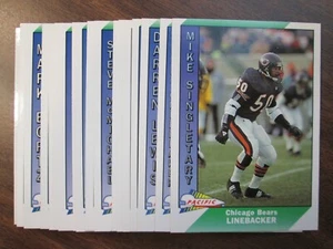 Lote del equipo Pacific Chicago Bears 1991 casi nuevo (18c) - Imagen 1 de 1
