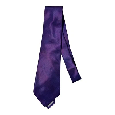Corbata Paul Smith Floral Street 100% Seda Púrpura Hecha en Inglaterra Foto 1 de 3