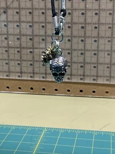 King Baby Studio Sterling Silver Skull Sheet Metal Pendant Necklace - Picture 1 of 8