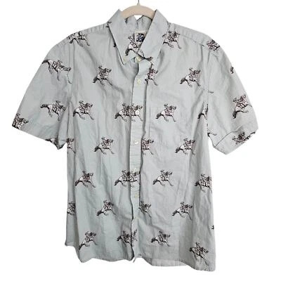 Kennington Western Shirt Kennington Shirt Button Down Shirt Men L Green Cowboy - Image 1 of 4