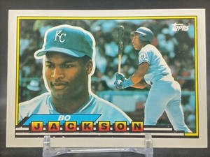Bo Jackson 1989 Topps Big Jumbo Kansas City Royals