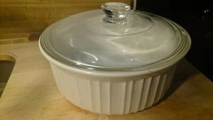 1.5 Qt (1.4L) Corning Ware French White (Round 7.5"x3") G-5-C Top replaces F-5-B - Picture 1 of 8