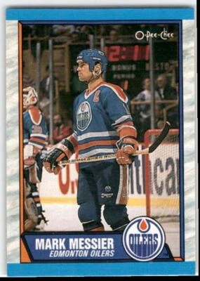 1989-90 O-Pee-Chee Mark Messier a Edmonton Oilers #65 - Image 1 of 2