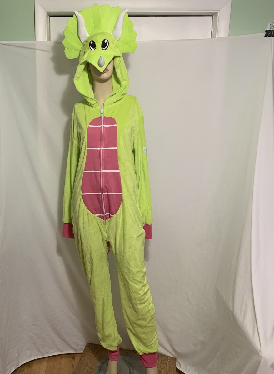 Dinosaur Onesie Adult Buy Adult Dark Green Triceratops Onesie