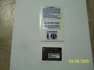 Husqvarna Chainsaw Model 141 3 Piece Top Cover Decal Set - Picture 1 of 1