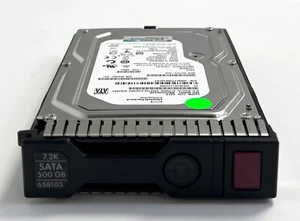 HPE 500GB 6G 658071-B21 7.2K 3.5" SATA SC MDL Hard Drive - Picture 1 of 5
