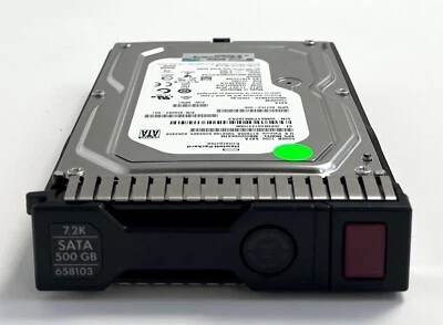 HPE 500GB 6G 658071-B21 7.2K 3.5" SATA SC MDL Hard Drive - Image 1 of 4