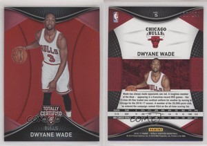 2016-17 Panini Totally Certified Red /199 Dwyane Wade #5 HOF