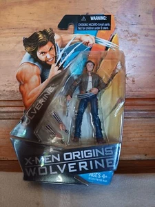 Marvel Universe X-Men Origins Wolverine Tan Biker Jacket Logan 3.75” Figure - Picture 1 of 8