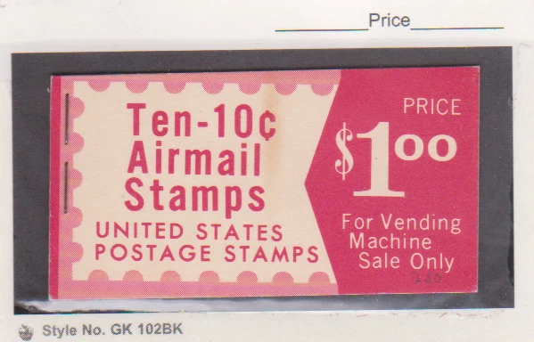 US Scott # BKC21 MNH Complete Booklet with C72c - Image 1 of 1