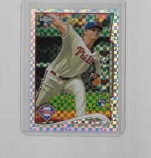 2014 TOPPS CHROME BASEBALL ETHAN MARTIN ROOKIE XFRACTOR #128