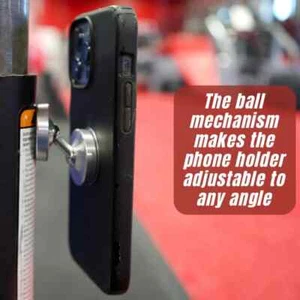 NEW Magnetic Phone Holder. Selfie -Gym Mount Universal Phone Holder Stand Lot 2 - Zdjęcie 1 z 18