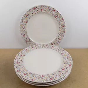 4 Ralph Lauren Belle Fleur 11" Dinner Plates - Picture 1 of 4
