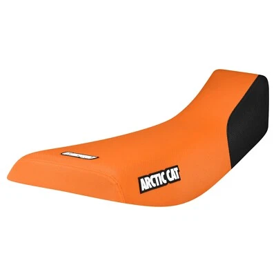 1996-05 Arctic Cat Bear Cat 250 300 400 454 500 Seat Cover BLK/ ORANGE utl #219 Foto 1 de 4