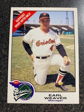 Earl Weaver Orioles 1992 MCI Ambassadors of Baseball World Tour RARE #1
