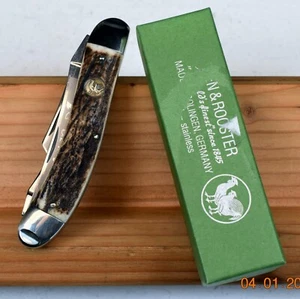 HEN & ROOSTER GERMANY BERTRAM CUTLERY 29306 LARGE SOWBELLY STOCKMAN KNIFE 2002 - Picture 1 of 20