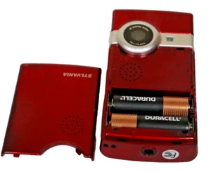 SYLVANIA EARLY MODEL DIGITAL VIDEO CAMERA -RED - MODEL: SYLVANIA DV - Picture 1 of 4