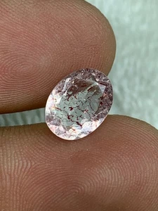 2.3ct Rare Super Seven Faceted Crystal Having Healing Properties of 7 Stones - Picture 1 of 7