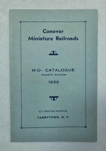 RARE CONOVER 1939 4TH ED HO CATALOG-AMAZING CONDITION-VINTAGE MODEL RAILROADING! - Bild 1 von 3