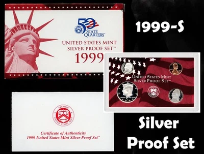 Juego de prueba de plata de Estados Unidos 1999 OGP Foto 1 de 3