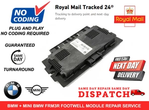 BMW Footwell Module FRM3R MINI FRM3 Repair Service Free Return UK Tracked 24 - Picture 1 of 4