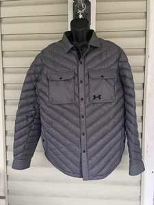 Giacca imbottitura Under Armour Cold Gear Reactor Storm chiusura a scatto taglia L grigia - Foto 1 di 15