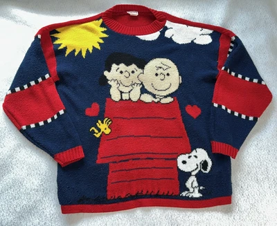 Suéter tejido Snoopy Peanuts talla grande Foto 1 de 4