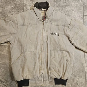 Vintage Pella Big Dutch Jacke Herren L / XL grau Flanell gefüttert isoliert Chore - Bild 1 von 24