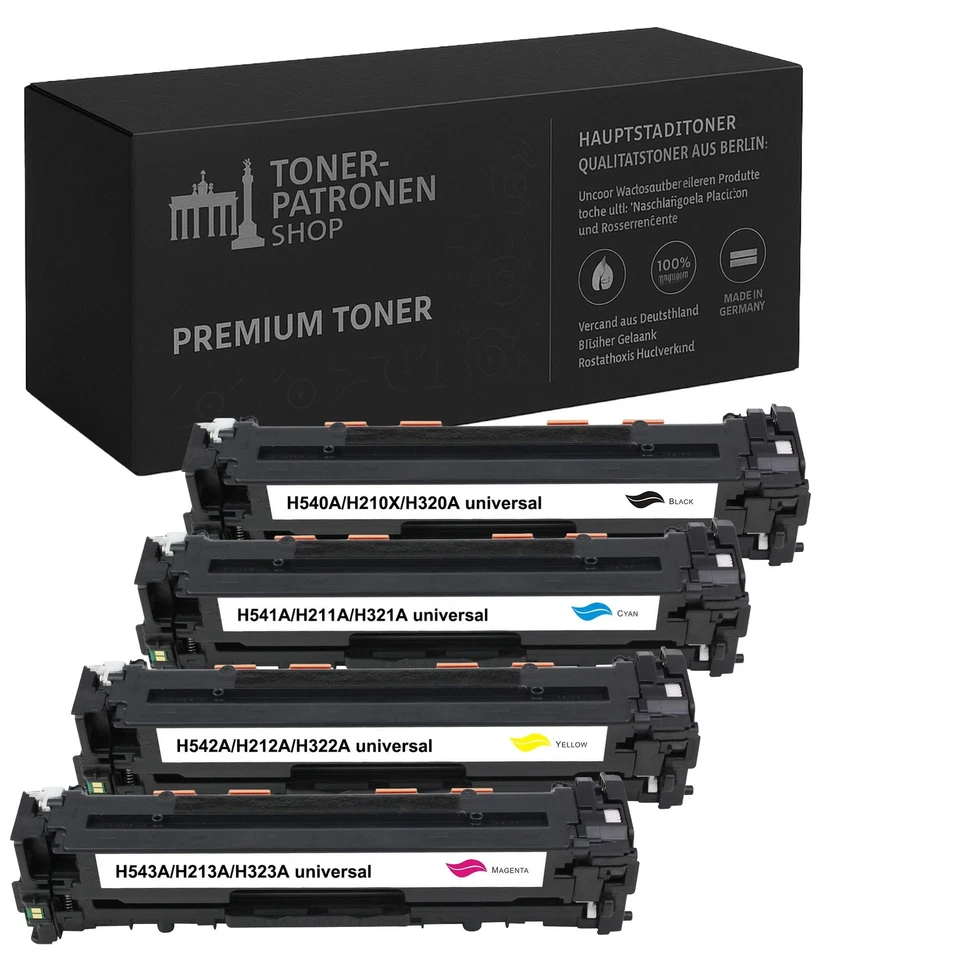 Toner compatible with HP 125A Color LaserJet CM1312NFI MFP CP1215 CP1515N... - Image 1 of 1