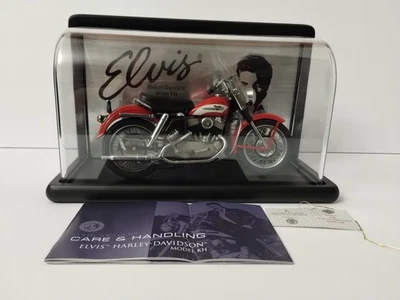 Franklin Mint Harley Davidson Elvis Presley 1956 KH Diecast Motorcycle  - Image 1 of 4