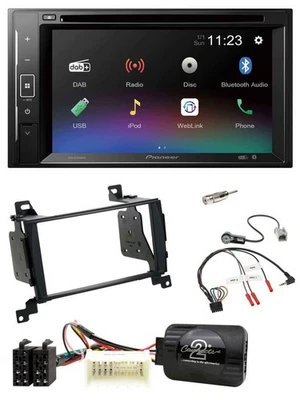 Pioneer Bluetooth Lenkrad USB 2DIN DAB DVD Autoradio für Hyundai Santa Fe 07-12 - Bild 1 von 4