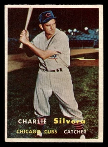1957 Topps - Charlie Silvera #255 EX - Picture 1 of 2