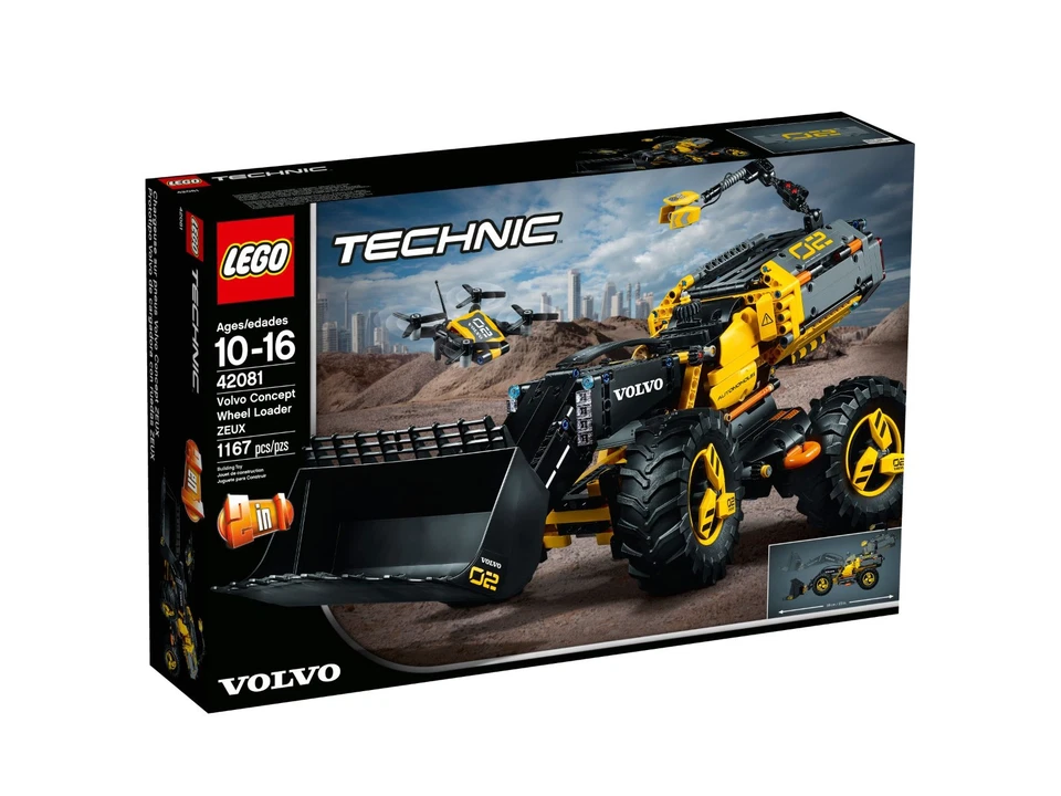 LEGO® Technic 42081 Volvo Concept pala gommata ZEUX NUOVO mai aperto RARITÀ - Immagine 1 di 1