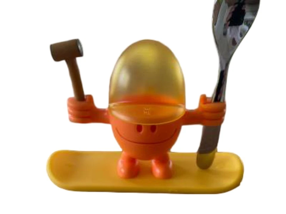 WMF Kindergeschirr Set Mr. Men Mr. Happy Eierbecher mit Löffel - Bild 1 von 4