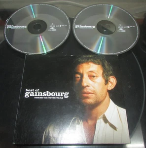 SERGE GAINSBOURG  Comme Un Boomerang The Best Of ORIG 2011 WRASSE DBL CD - Foto 1 di 9