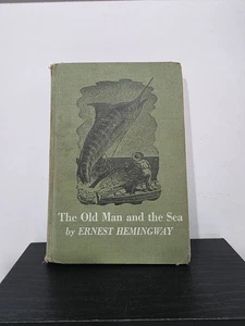The Old Man And The Sea 1952 Ernest Hemingway School Edition Study Guide Vintage - Picture 1 of 8