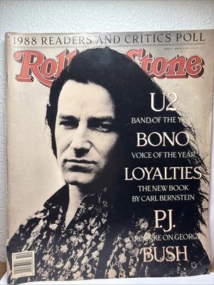 Rolling Stone Magazine Issue 547, March 19, 1989 U2 Bono - Image 1 of 4