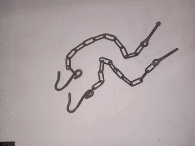  1946 1947 1949 1950 1953 CHEVY GMC PICKUP TRUCK TAILGATE CHAIN PAIR - Image 1 of 4